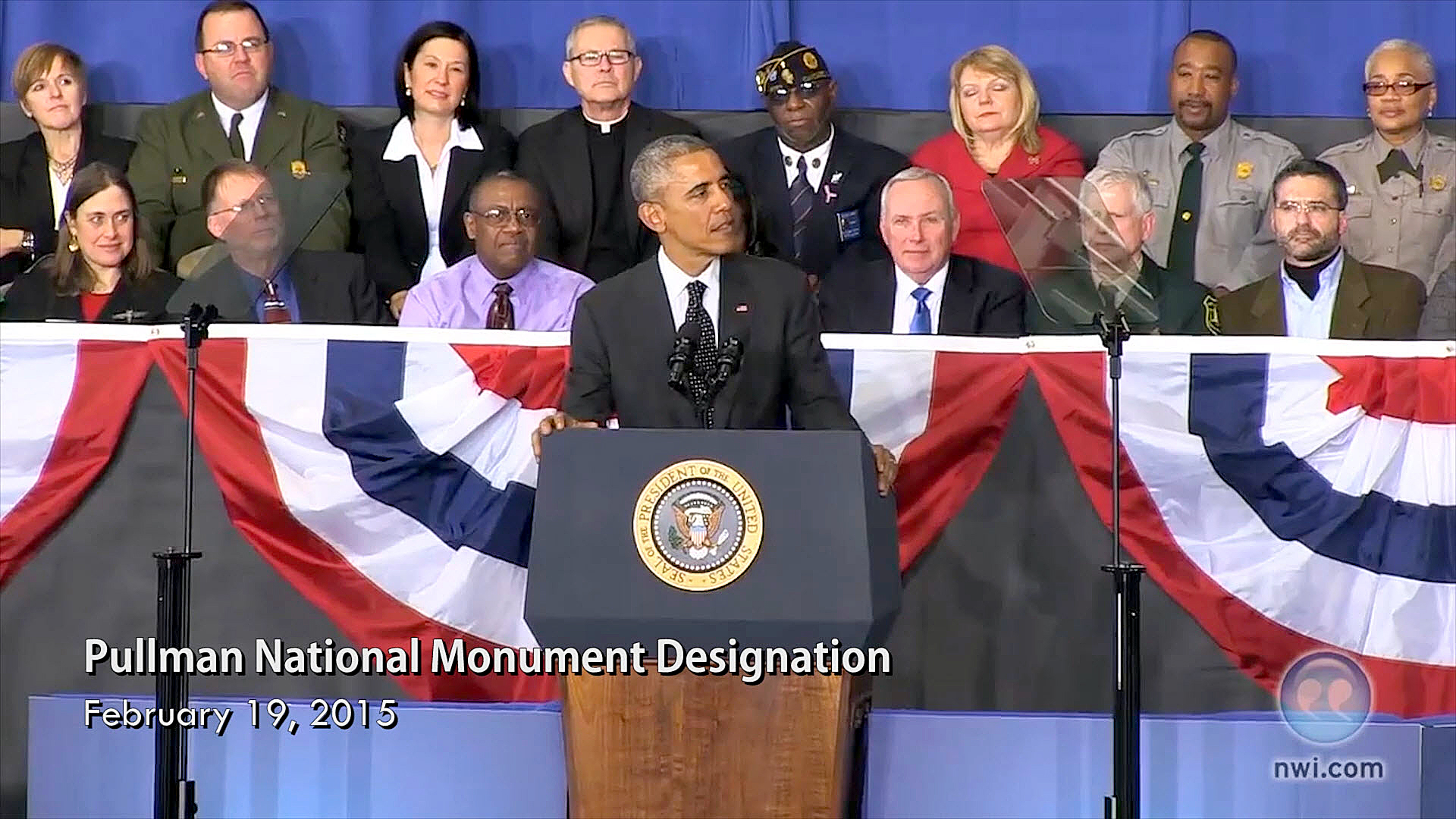 President Obama designates the Pullman National Monument, February 15, 2015.